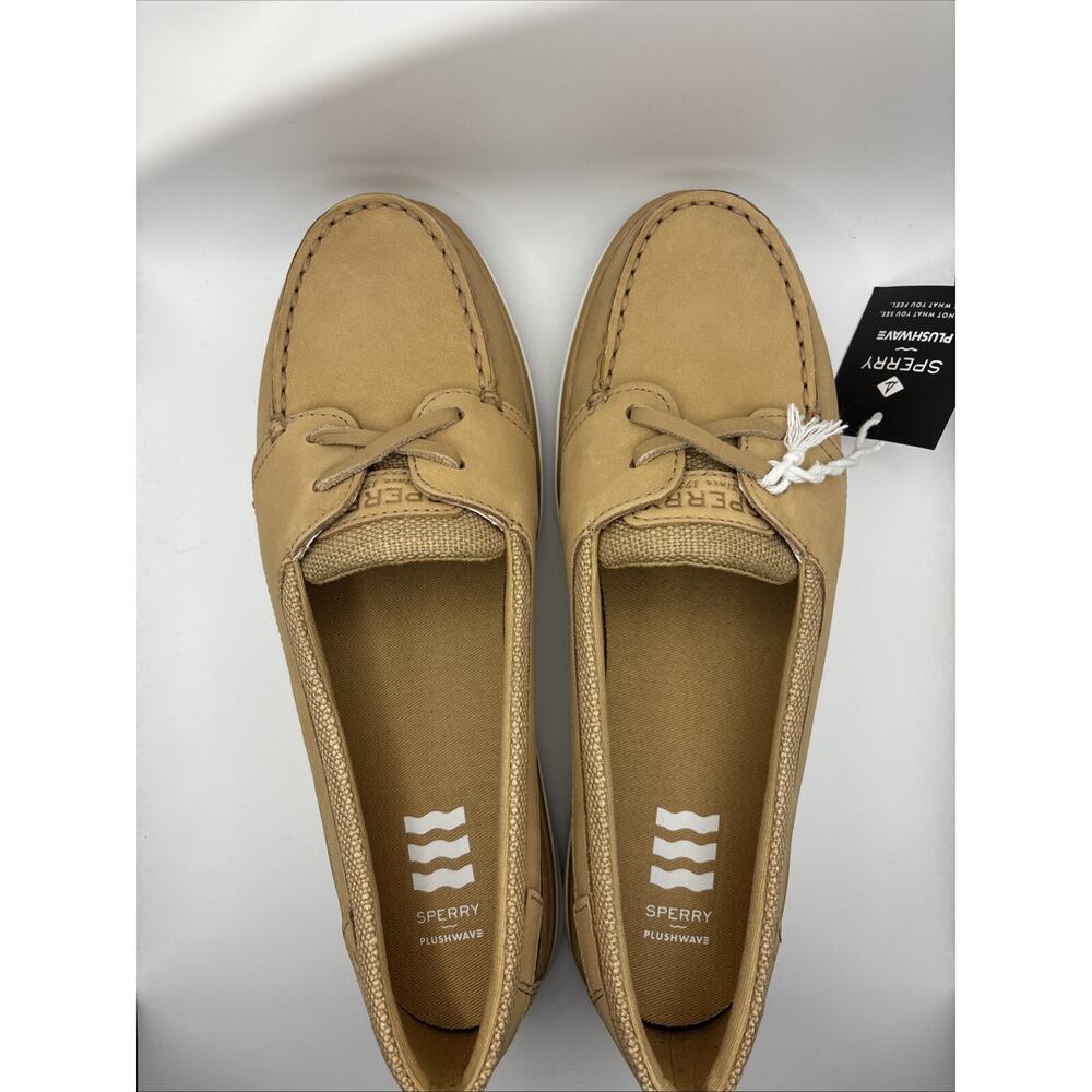 Sperry Women's Freshfish Boat Shoes, Light Tan, 9 Medium US